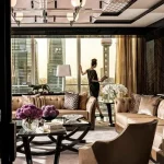 Phòng tiếp khách VIP trong văn phòng giao dịch của đại lý bất động sản F1