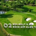 Toàn cảnh sân golf 18 hố ven biển trong khu dự án Vinhomes Green Paradise Cần Giờ