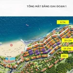 Phối cảnh dãy shophouse biển tại khu nghỉ dưỡng ven biển gần TP.HCM