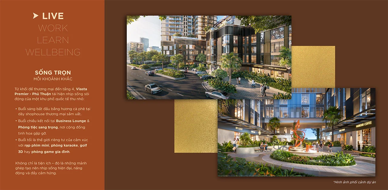 Tiện ích nội khu dự án Vlasta Đào Trí Nhà Bè