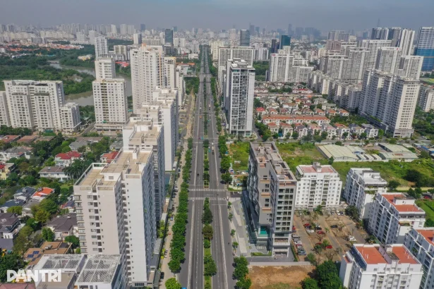 Toàn cảnh một đại đô thị bất động sản quy mô lớn tại miền Nam nhìn từ trên cao