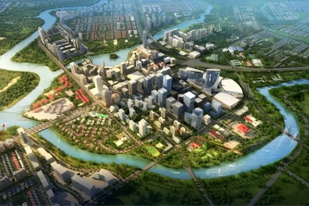 Toàn cảnh khu đô thị Phú Mỹ Hưng quận 7 nhìn từ trên cao