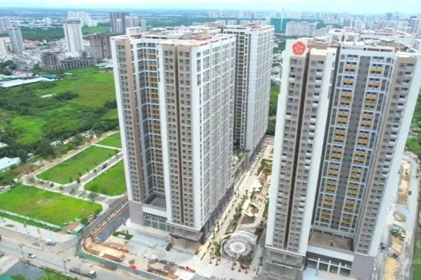 Toàn cảnh khúc sông Sài Gòn uốn quanh khu dân cư Đào Trí Quận 7