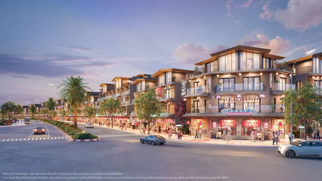 Trục shophouse thương mại sầm uất tại Vinhomes Cần Giờ
